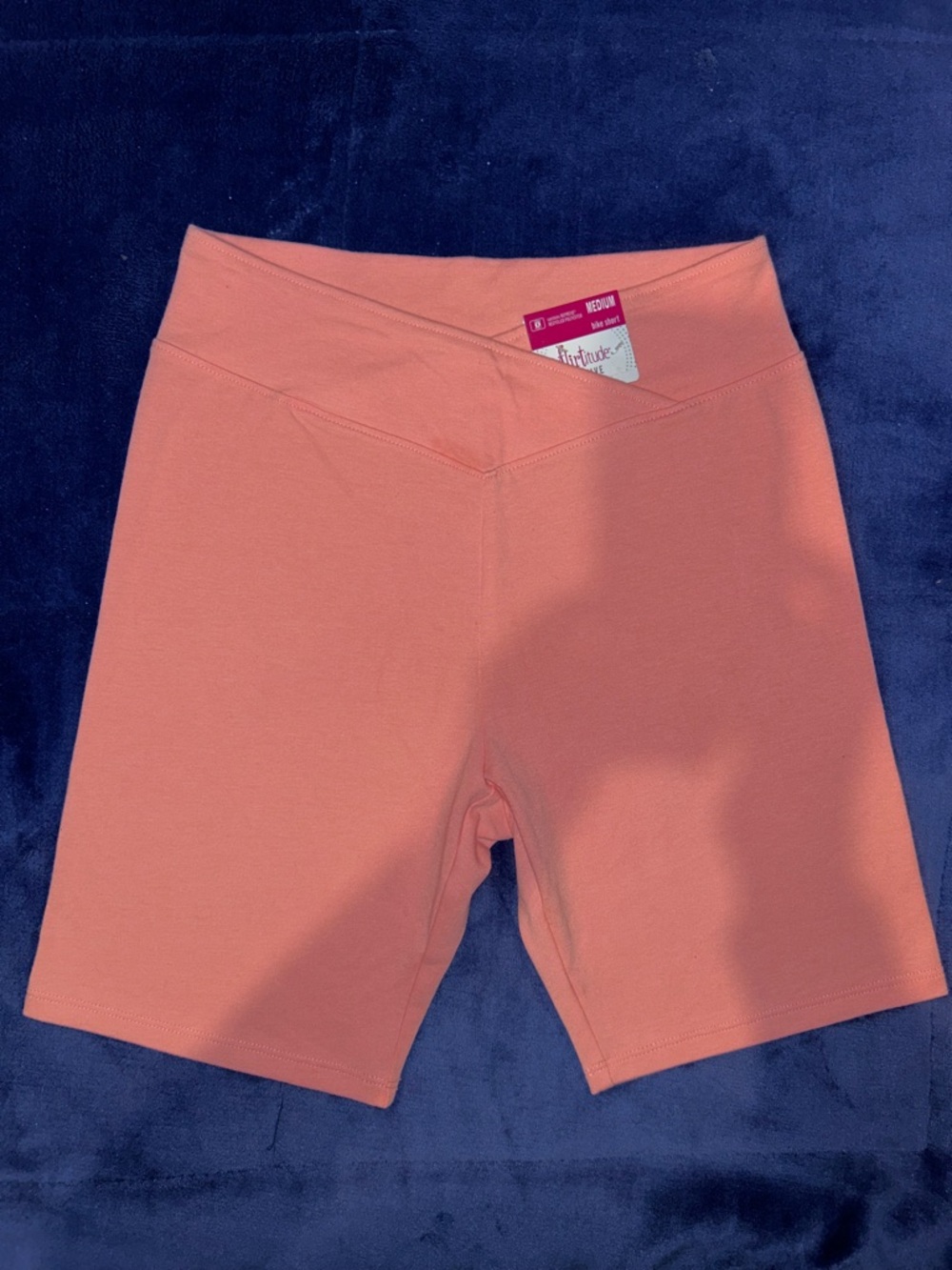 Women’s Coral High-Waist V-Front Bike Shorts